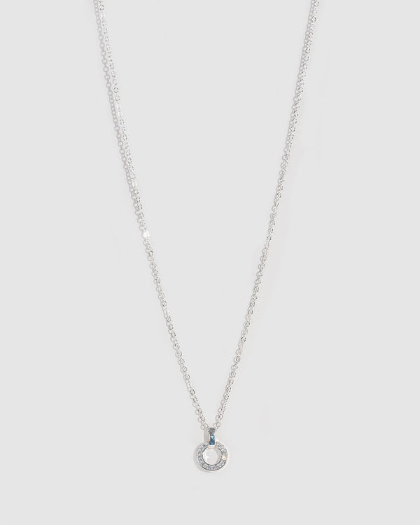 Colette by Colette Hayman Crystal  Pave Loop Pendant Necklace