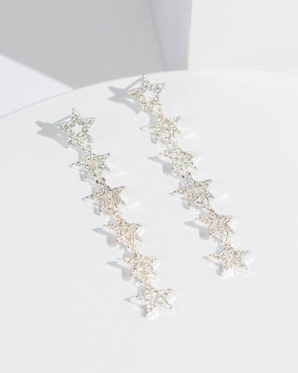 Colette by Colette Hayman Crystal Pave Stars Drop Earring Pack