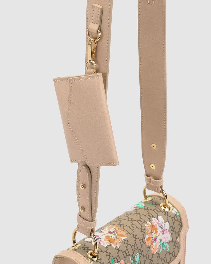 Colette by Colette Hayman Floral Monogram Nova Buckle Crossbody Bag