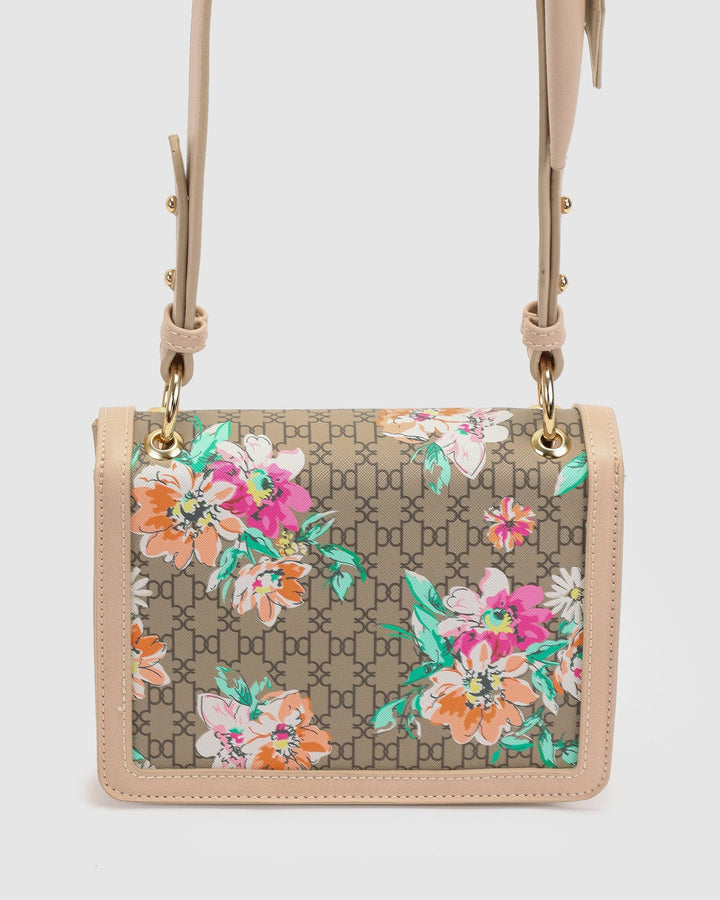 Colette by Colette Hayman Floral Monogram Nova Buckle Crossbody Bag