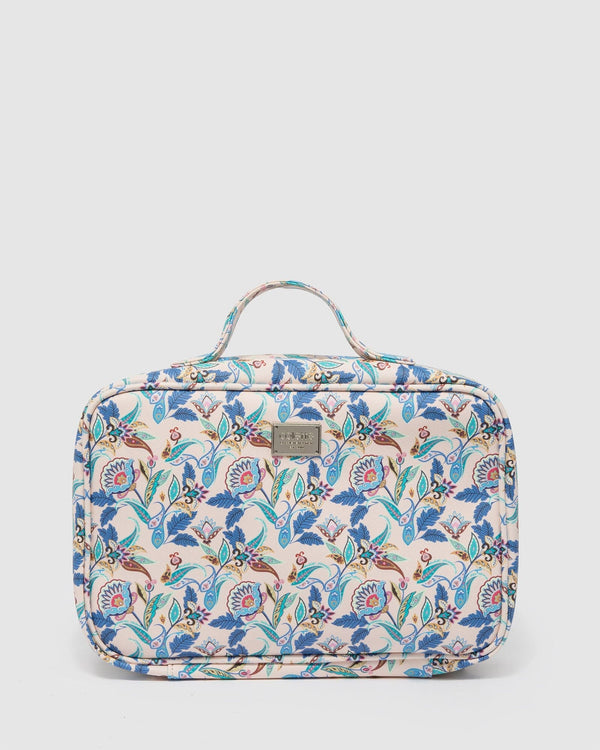 Colette by Colette Hayman Floral Print Fold Out Cosmetic Case