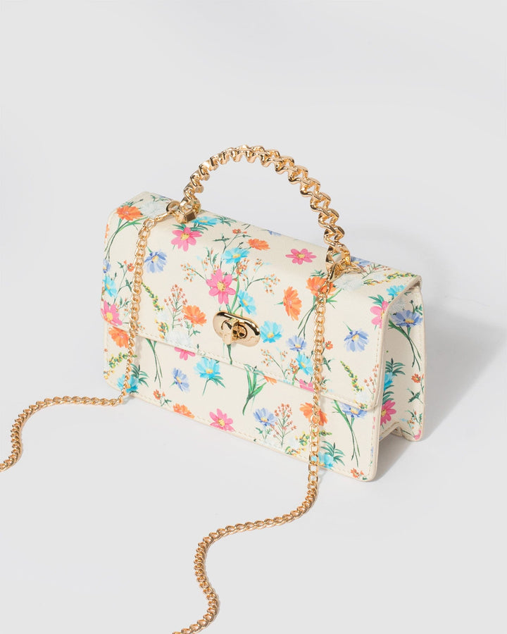 Colette by Colette Hayman Flower Print Nynke Spring Handle Bag