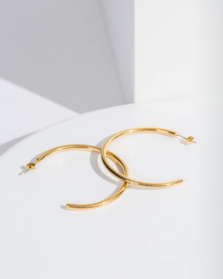 Colette by Colette Hayman Gold 45mm Hoop Earrings
