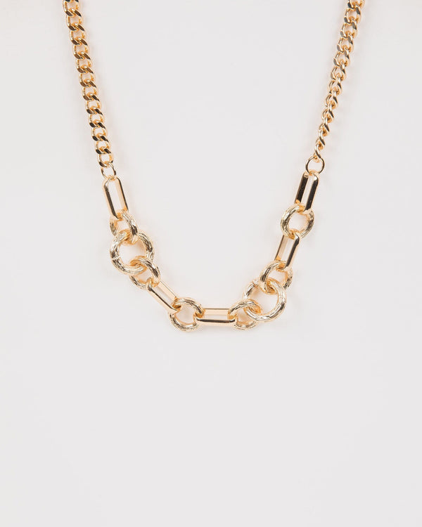 Colette by Colette Hayman Gold Chunky Long Chain Necklace
