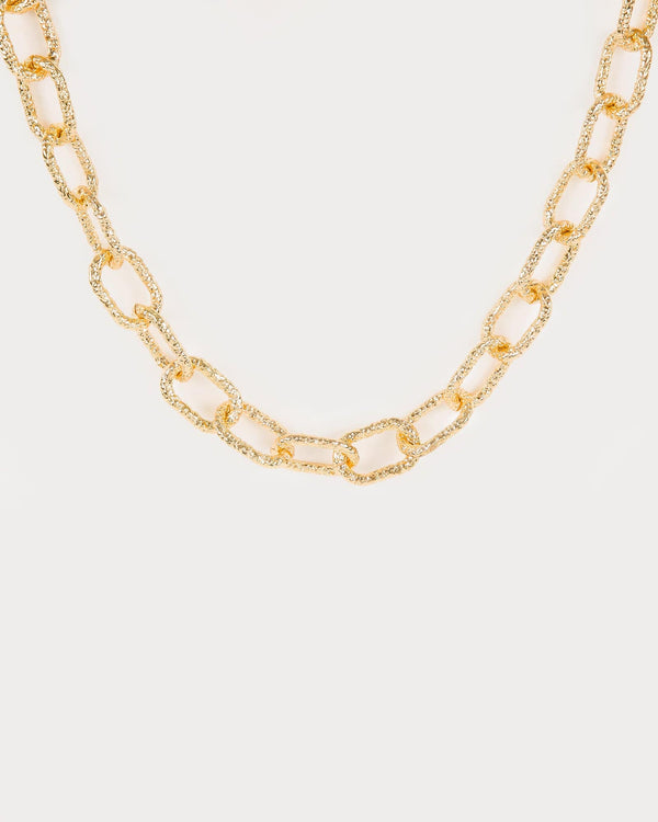 Colette by Colette Hayman Gold Chunky Textured Chain Necklace