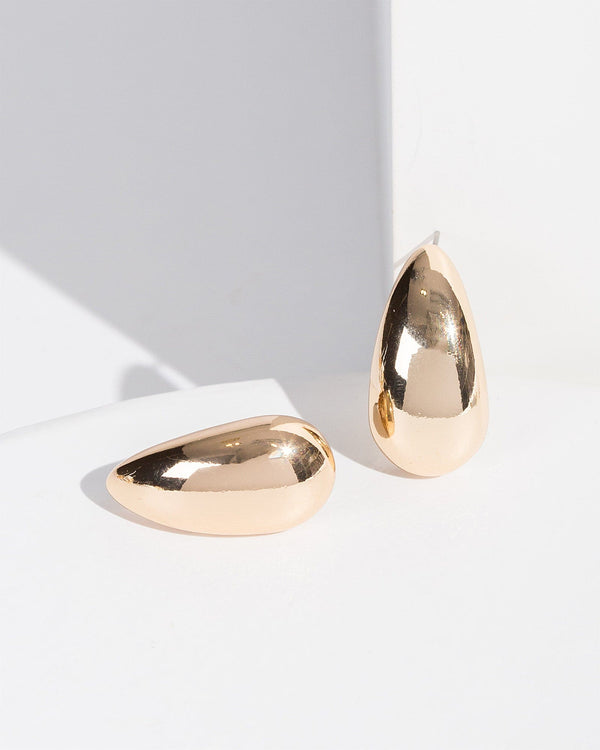Colette by Colette Hayman Gold Drop Stud Earrings