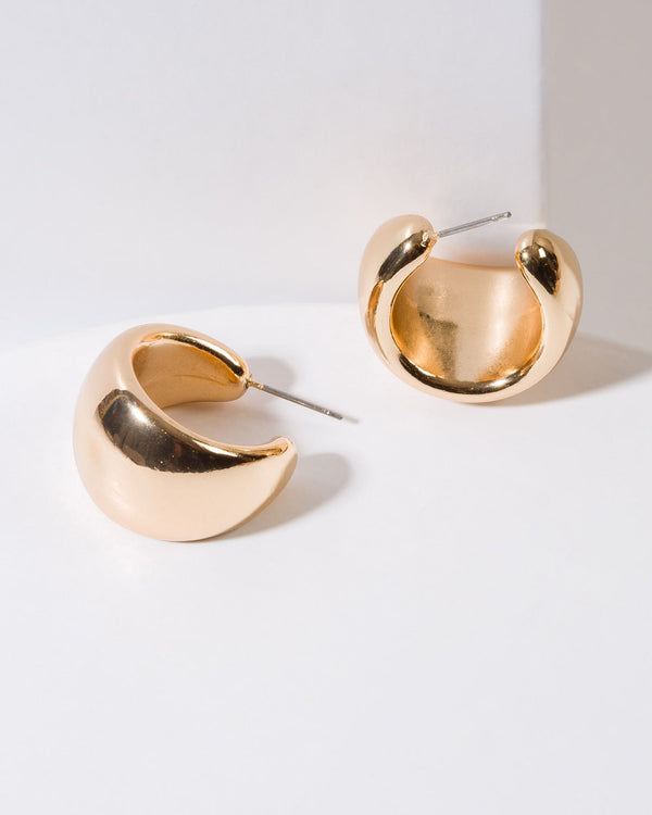 Colette by Colette Hayman Gold Extra Chunky Bubble Hoop Earrings