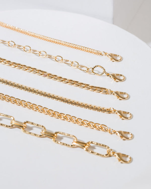 Colette by Colette Hayman Gold Fine Chain Multi Bracelet