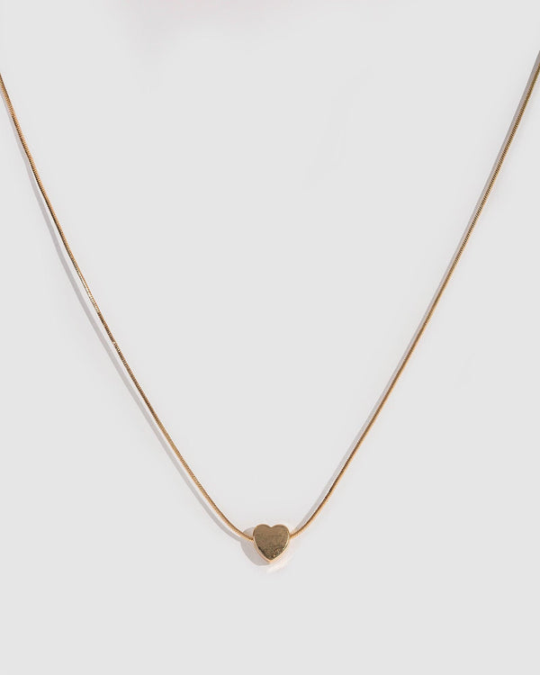 Colette by Colette Hayman Gold Fine Heart Necklace