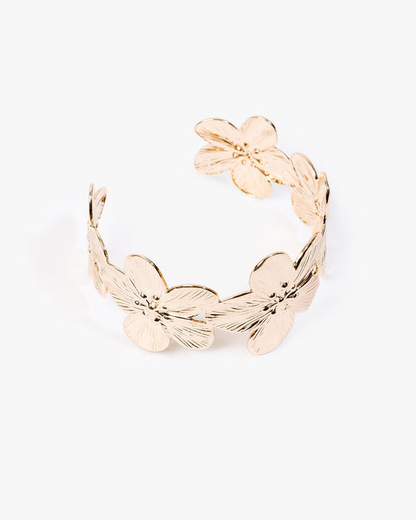 Colette by Colette Hayman Gold Flower Cuff Bracelet