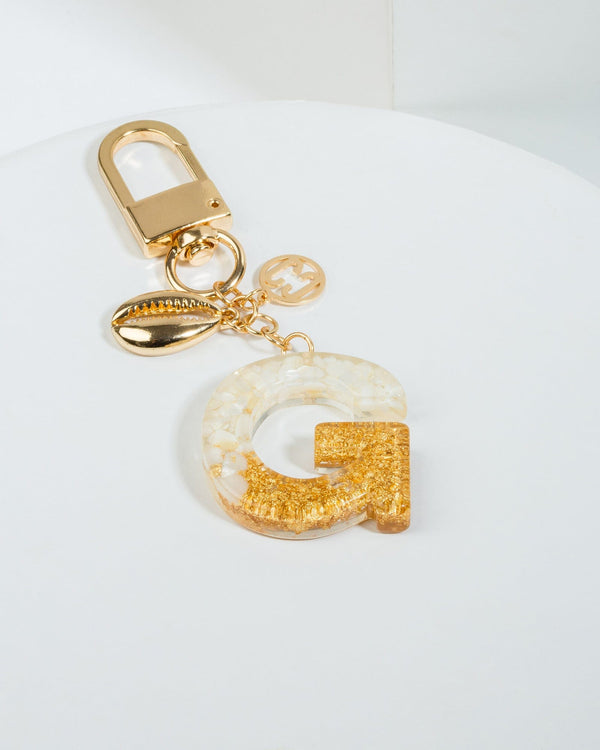 Colette by Colette Hayman Gold G - Initial Bag Charm Beach