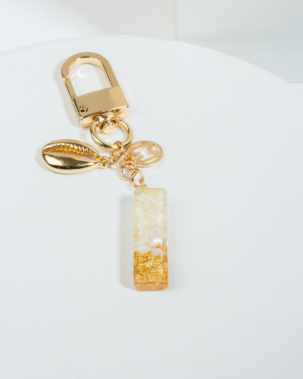 Colette by Colette Hayman Gold I - Initial Bag Charm Beach