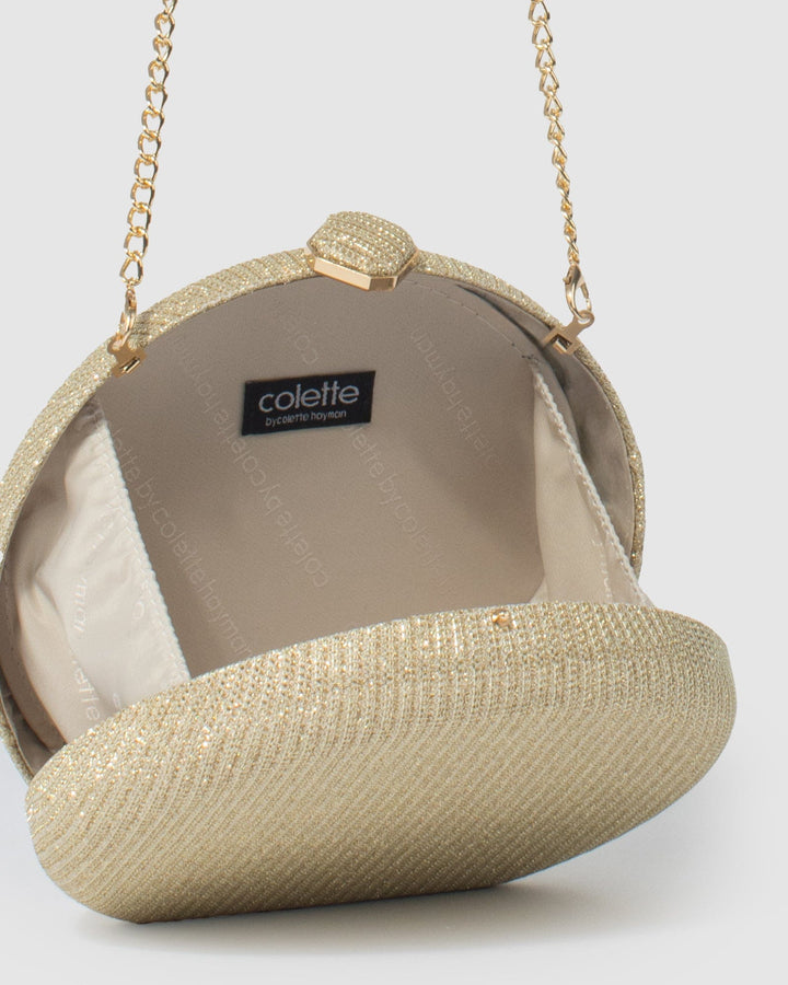 Colette by Colette Hayman Gold Jayde Clutch Bag