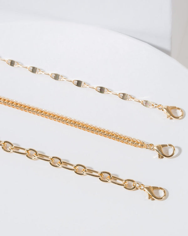 Colette by Colette Hayman Gold Layered Chain Bracelet