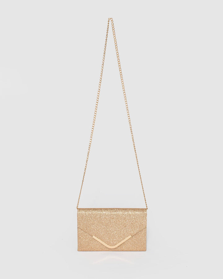 Colette by Colette Hayman Gold Lila Envelope Clutch Bag