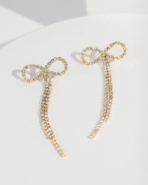Colette by Colette Hayman Gold Loop Tassel Earrings