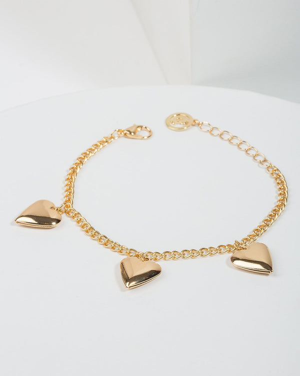 Colette by Colette Hayman Gold Multi Bubble Heart Bracelet