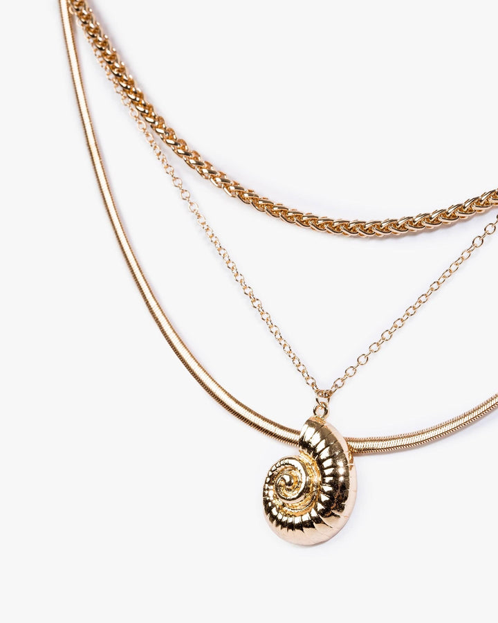 Colette by Colette Hayman Gold Multi Layer Beach Icon Necklace