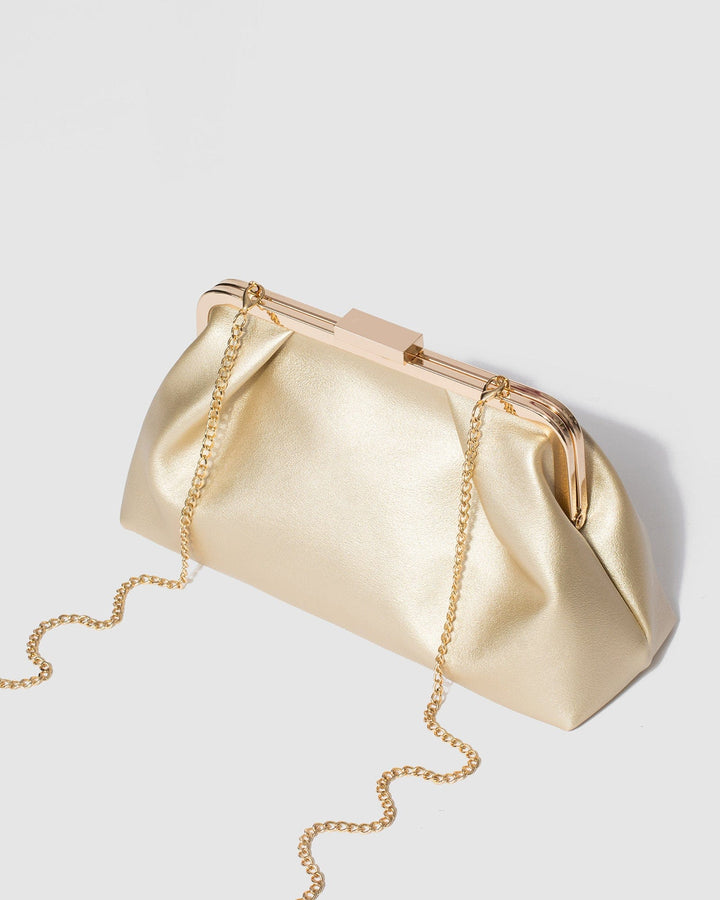 Colette by Colette Hayman Gold Noa Clutch Bag