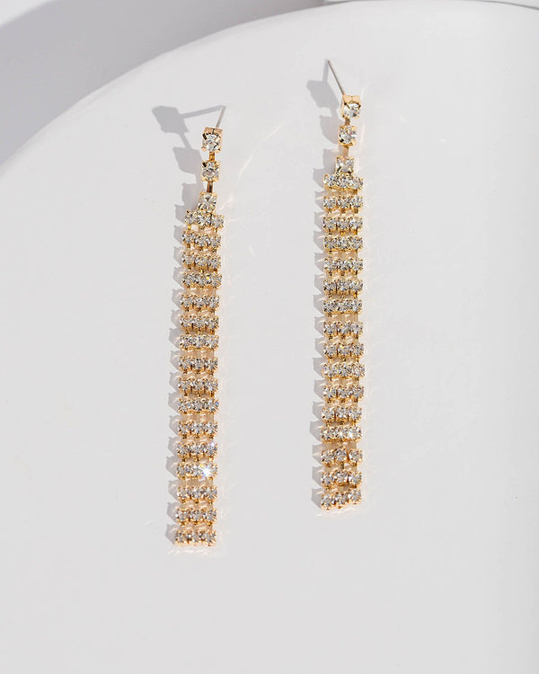Colette by Colette Hayman Gold Shiny Drop Earrings