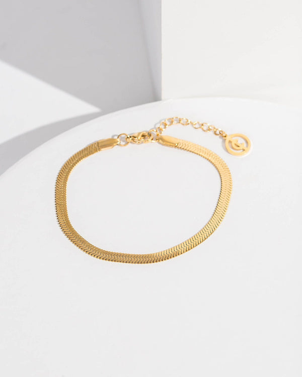 Colette by Colette Hayman Gold Snake Chain Wristwear