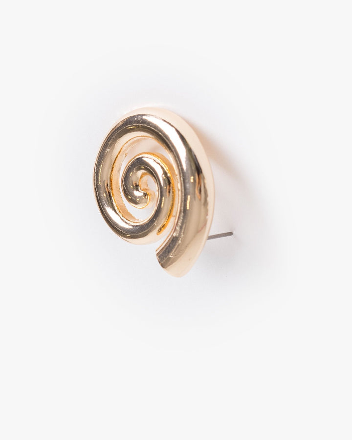 Colette by Colette Hayman Gold Spiral Stud Earrings