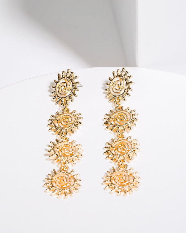 Colette by Colette Hayman Gold Sun Drop Earrings