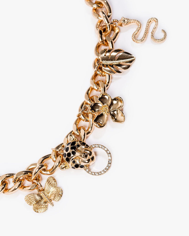 Colette by Colette Hayman Gold Tropical Charm Bracelet