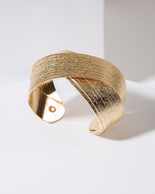 Colette by Colette Hayman Gold Twisted Chunky Bangle