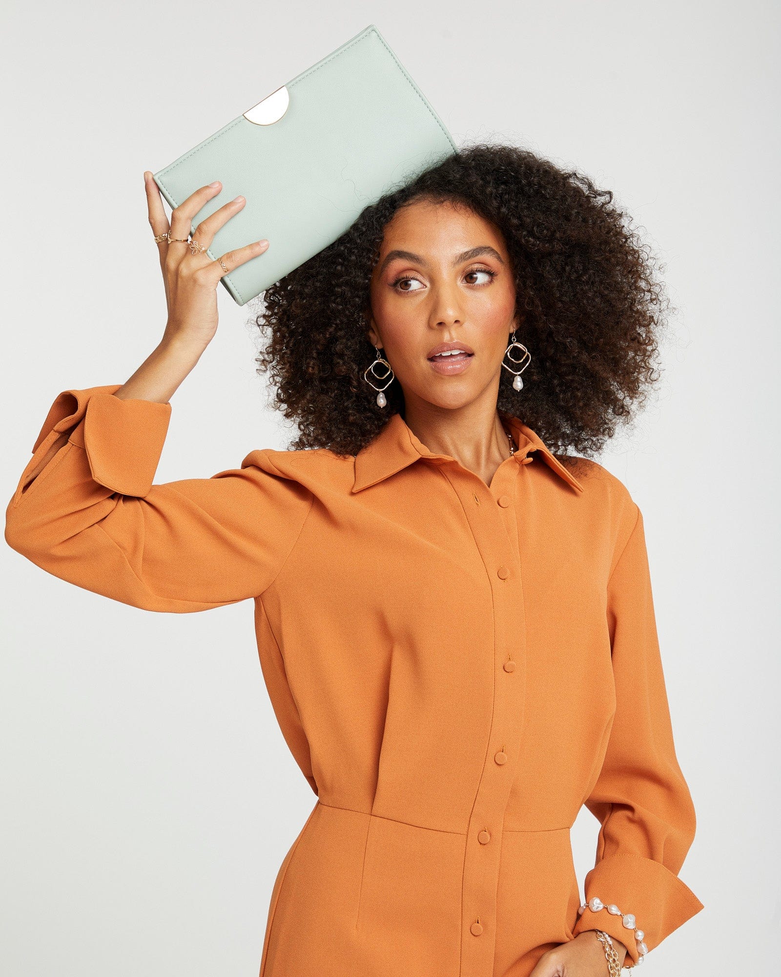 Green Carlie Clutch Bag Online Colette Hayman colette by colette hayman