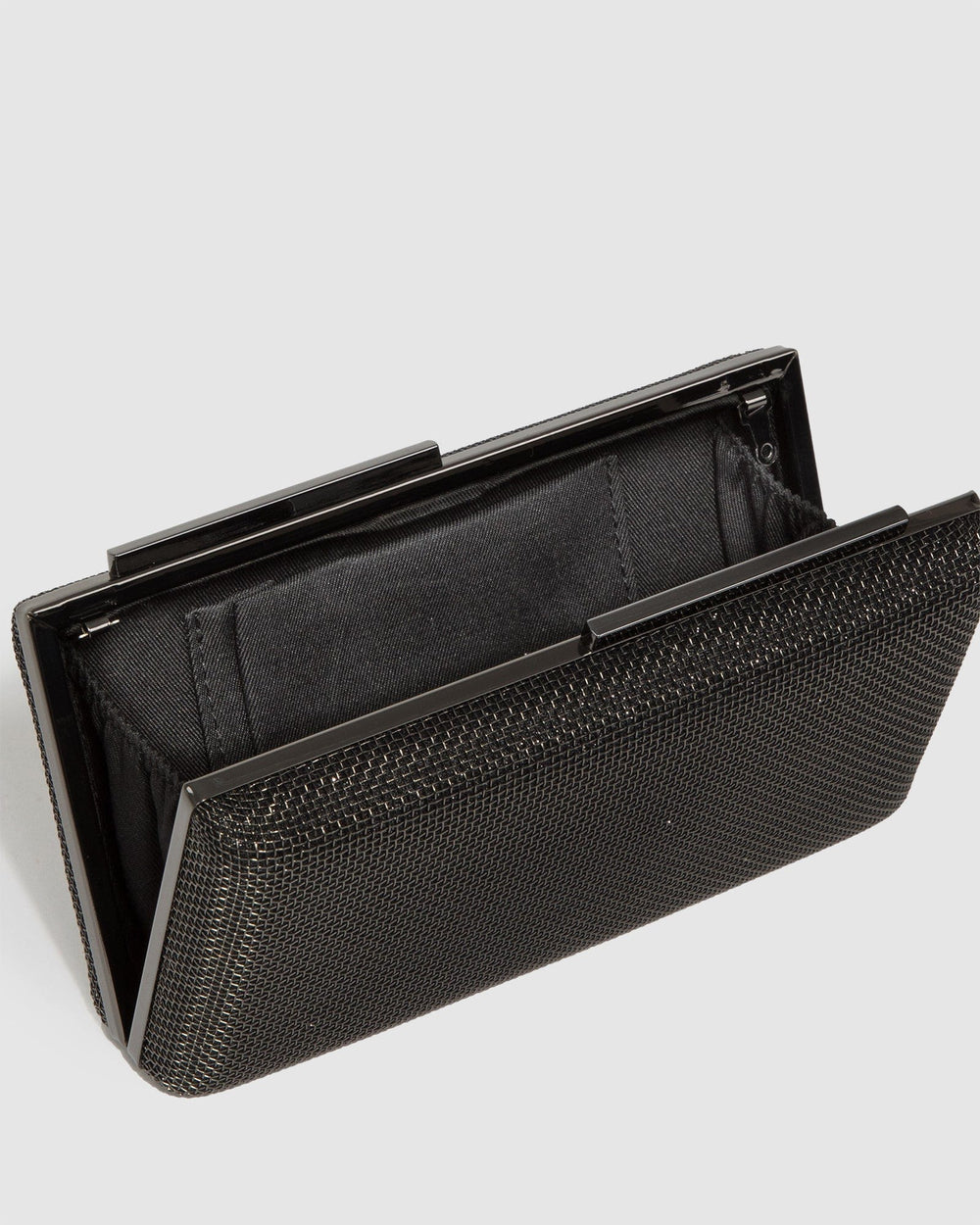 Gunmetal Lulu Clutch Bag colette hayman
