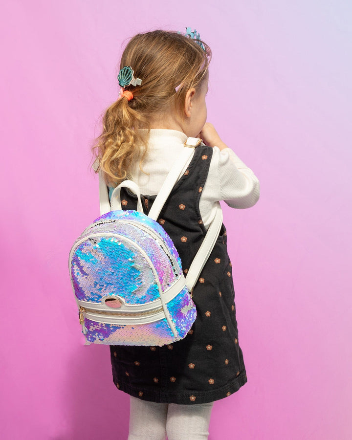 Colette by Colette Hayman Hologram Bella-Rose Zip Backpack