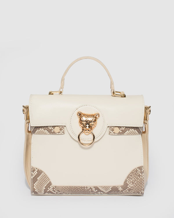 Colette by Colette Hayman Ivory Breanna Top Handle Bag
