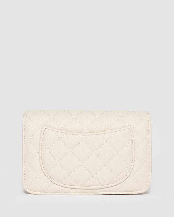 Colette by Colette Hayman Ivory Eboni Quilted Crossbody Bag