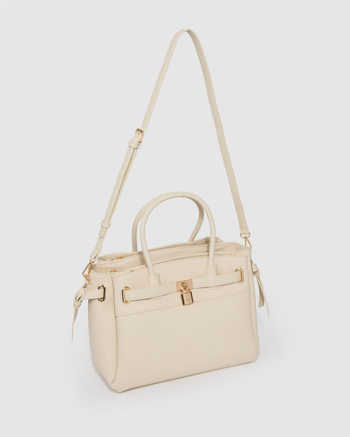 Ivory Elora Tie Tassel Tote colette hayman