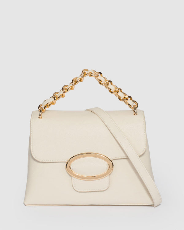 Colette by Colette Hayman Ivory Fiala Top Handle Bag