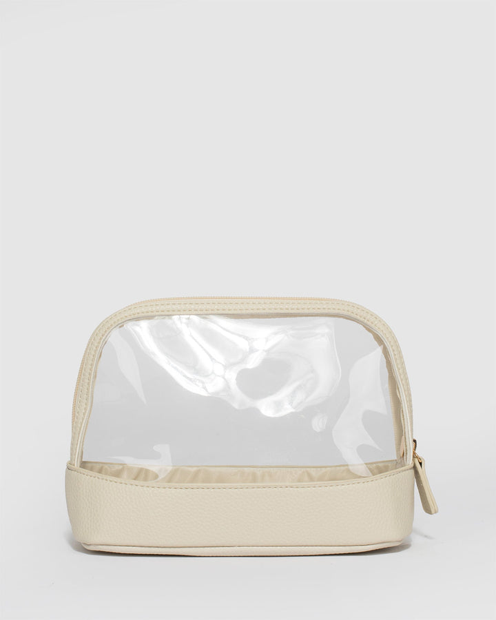 Colette by Colette Hayman Ivory Holly Clear Cosmetic Case