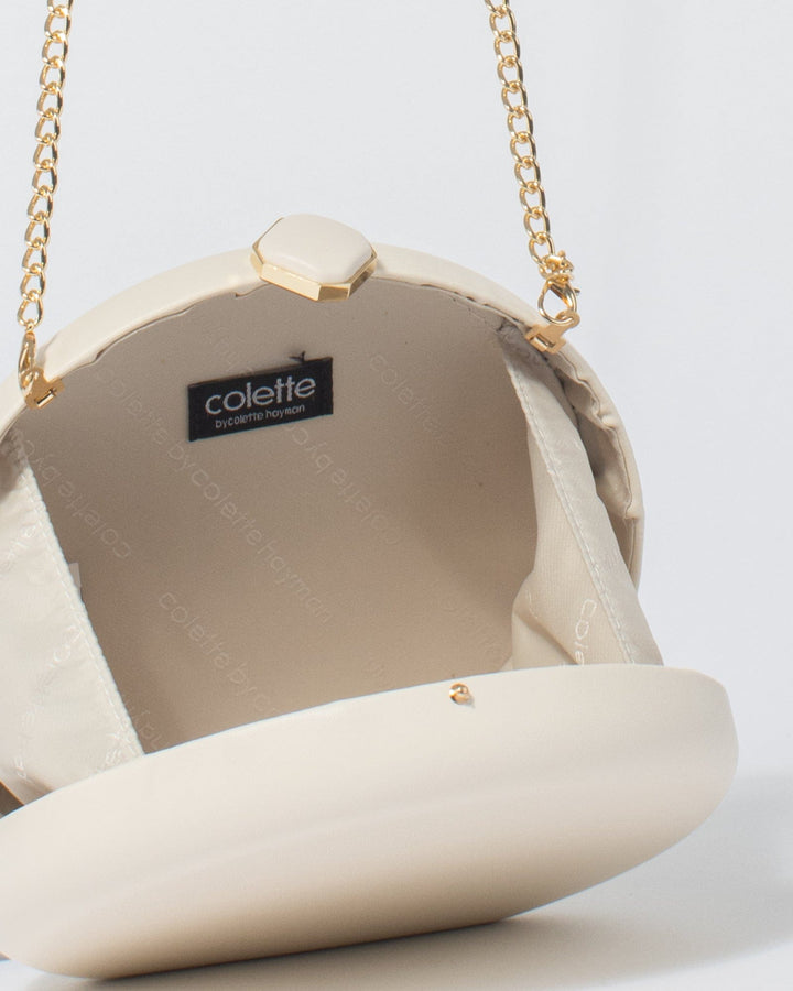 Colette by Colette Hayman Ivory Jayde Clutch Bag
