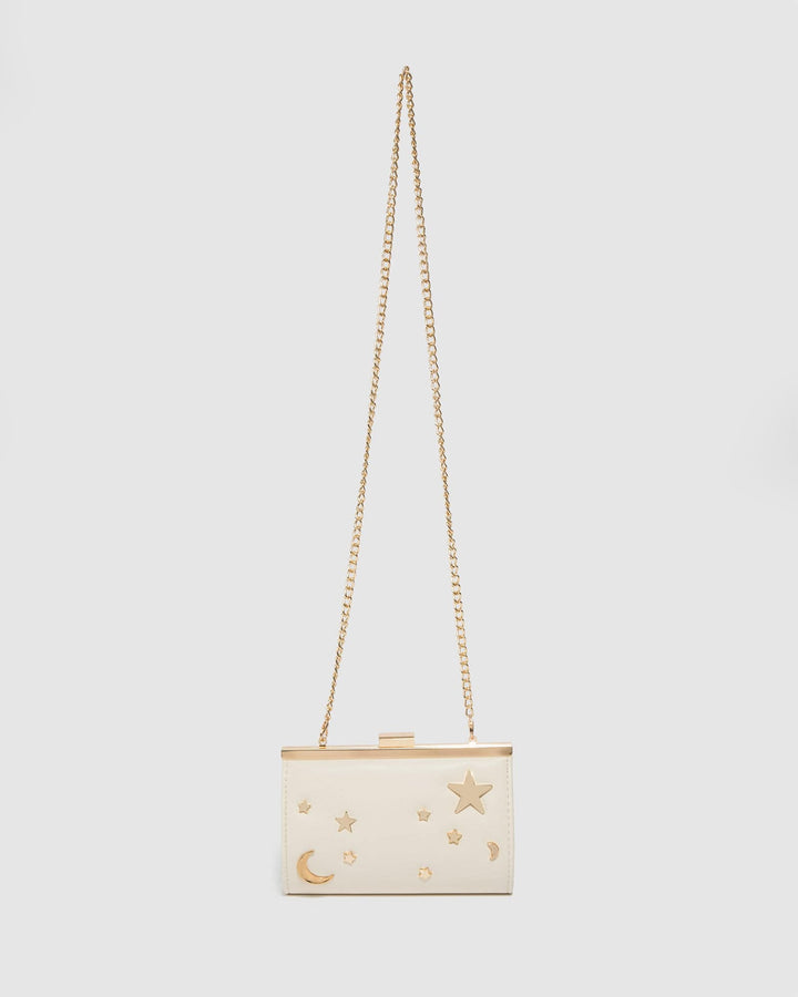 Colette by Colette Hayman Ivory Junior Chain Handle Clutch Bag