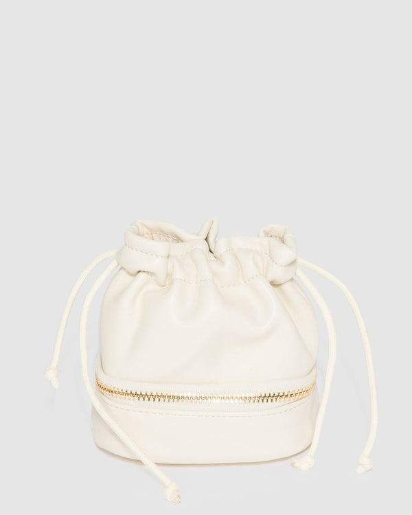 Colette by Colette Hayman Ivory Kimberly Pouch Bag