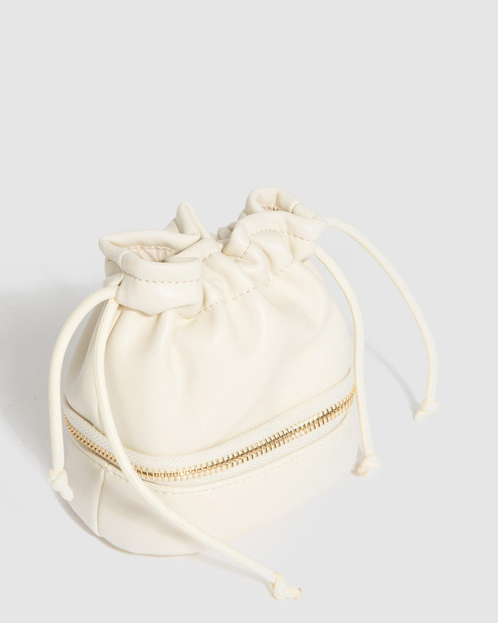 Colette by Colette Hayman Ivory Kimberly Pouch Bag