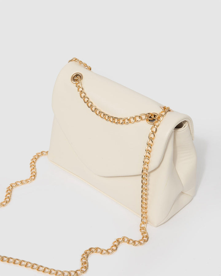 Colette by Colette Hayman Ivory Malia Chain Crossbody Bag