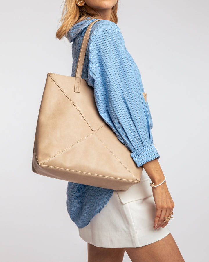 Colette by Colette Hayman Ivory Selena  Panel Tote Bag