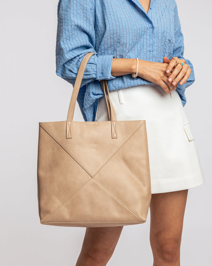 Colette by Colette Hayman Ivory Selena  Panel Tote Bag