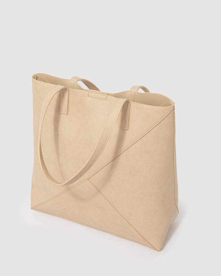 Colette by Colette Hayman Ivory Selena  Panel Tote Bag