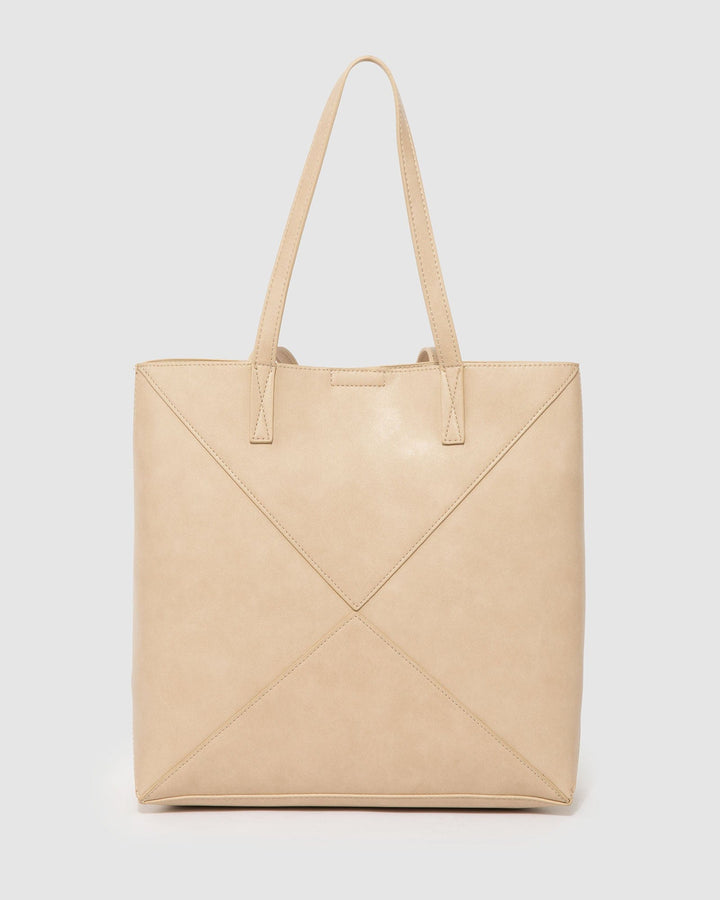 Colette by Colette Hayman Ivory Selena  Panel Tote Bag