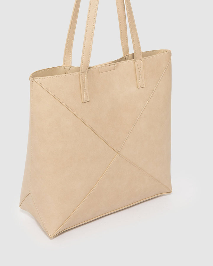 Colette by Colette Hayman Ivory Selena  Panel Tote Bag