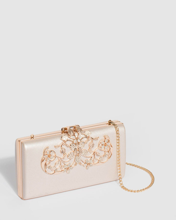 Colette by Colette Hayman Ivory Victoria Clip Clutch Bag