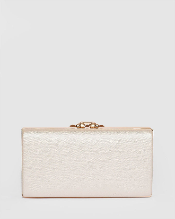Colette by Colette Hayman Ivory Victoria Clip Clutch Bag