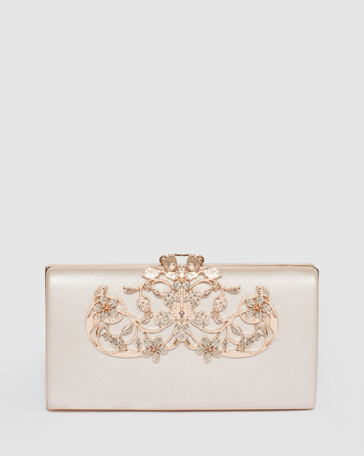 Colette by Colette Hayman Ivory Victoria Clip Clutch Bag
